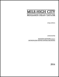 Mile High City Orchestra sheet music cover Thumbnail